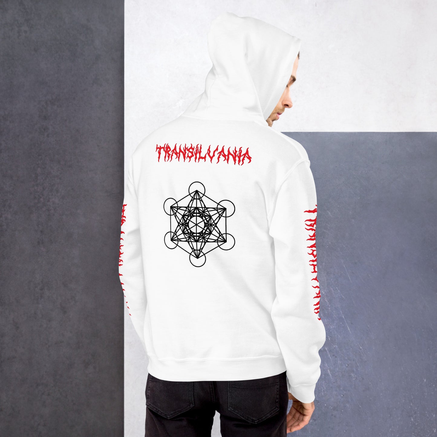 Phantom Presence Hoodie – Bold Gothic Design for Alternative Souls