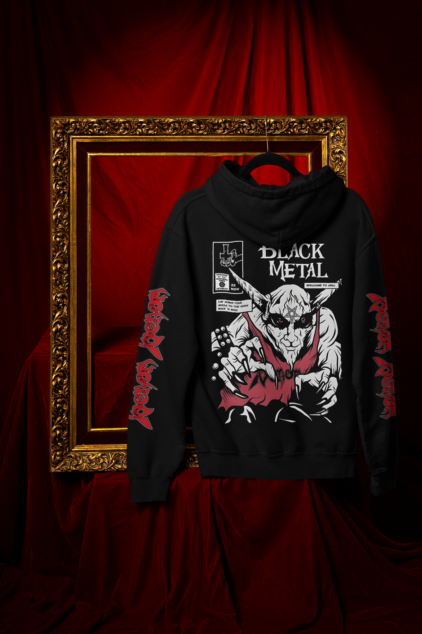 👹 Venom Hoodie - "Black Metal" 👹