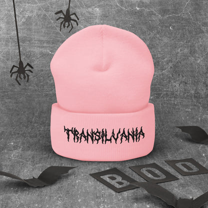 Dark Transylvania Beanie – Cozy Winter Style with Gothic Vibes