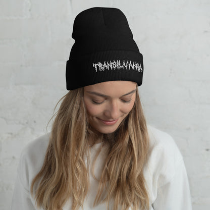 Transylvania Logo Beanie – For Lovers of Darkness and Mystery