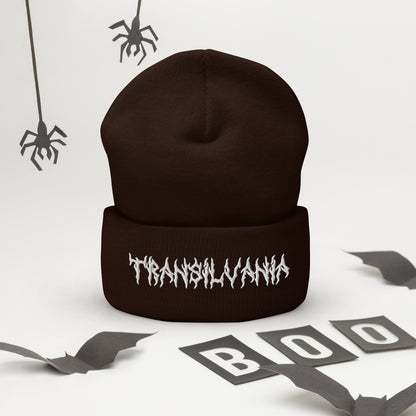 Transylvania Logo Beanie – For Lovers of Darkness and Mystery