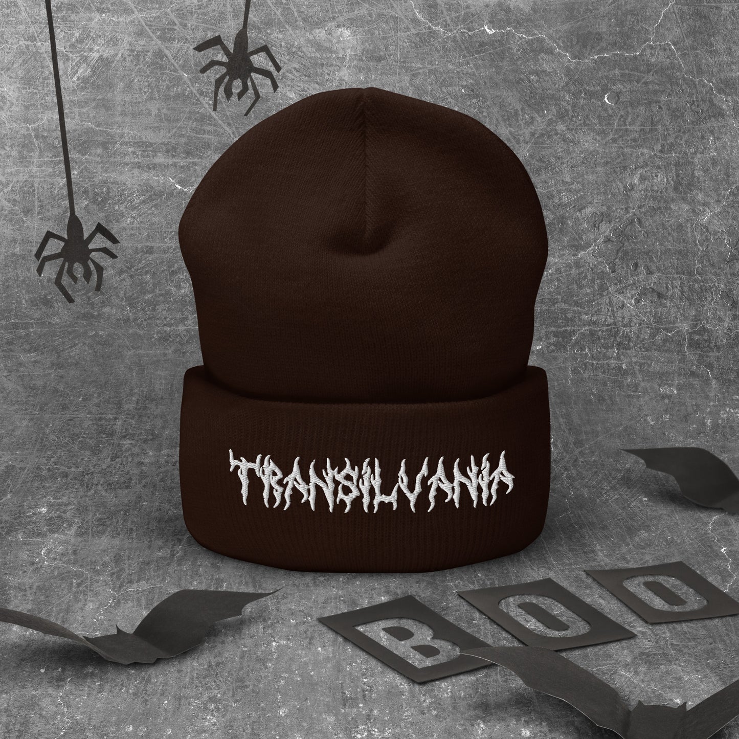 Transylvania Logo Beanie – For Lovers of Darkness and Mystery