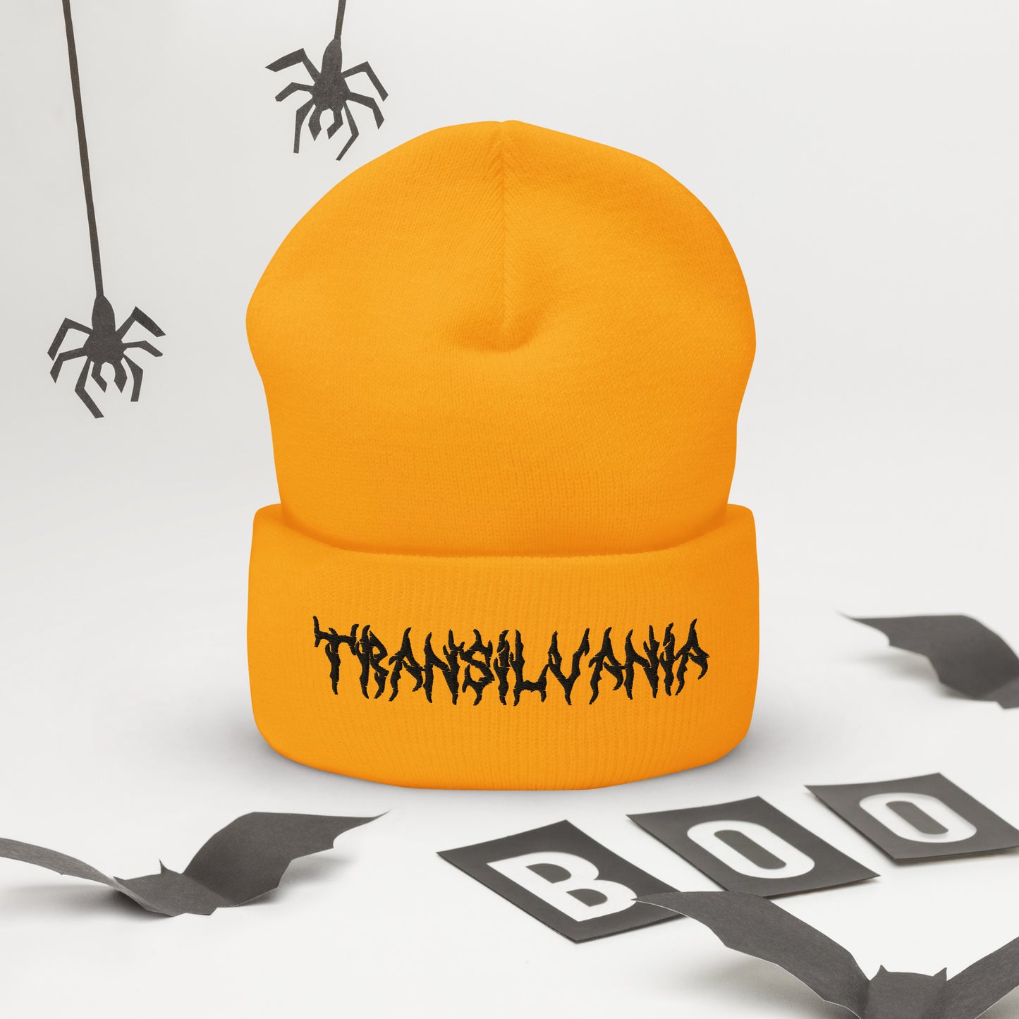 Dark Transylvania Beanie – Cozy Winter Style with Gothic Vibes