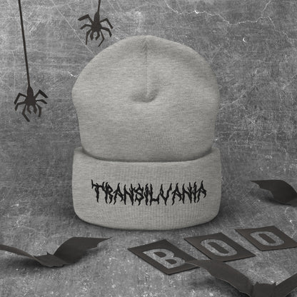 Dark Transylvania Beanie – Cozy Winter Style with Gothic Vibes