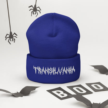 Transylvania Logo Beanie – For Lovers of Darkness and Mystery