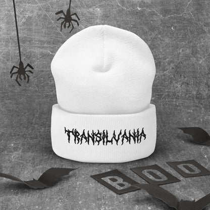 Dark Transylvania Beanie – Cozy Winter Style with Gothic Vibes