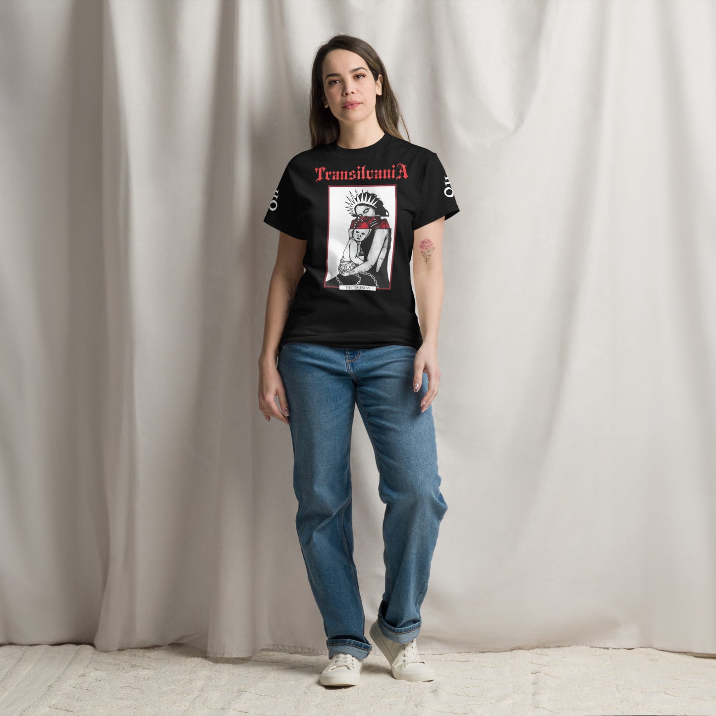 Rebel Priestess T-Shirt – Gothic Streetwear for Bold Souls