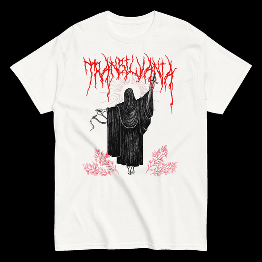 Death Reaper White T-shirt – Metal Inspired Streetwear