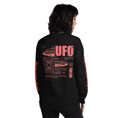 UFO Invasion Sweatshirt – Gothic Fashion for Sci-Fi Enthusiasts