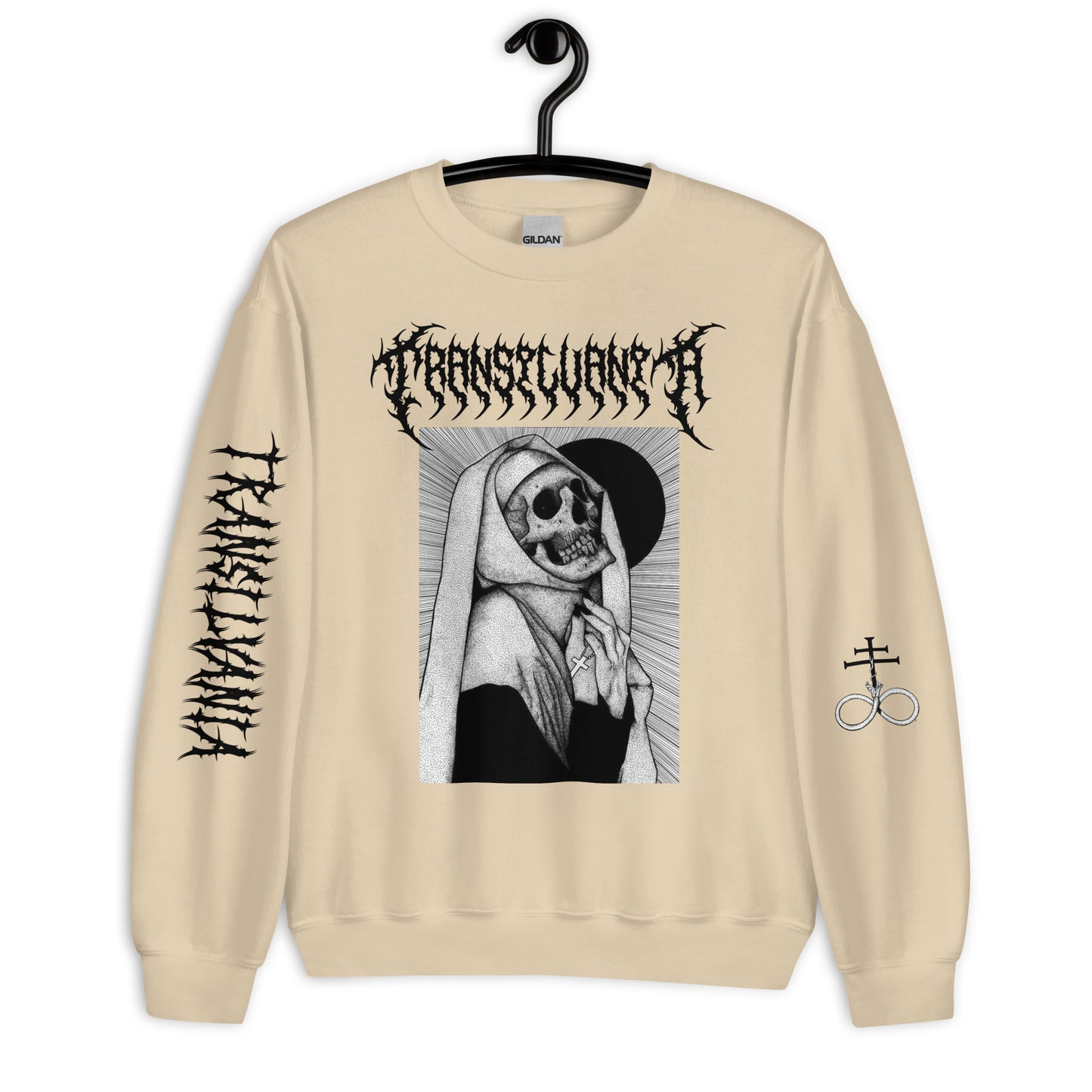 Nun's Wrath White Sweatshirt – Dark Gothic Streetwear