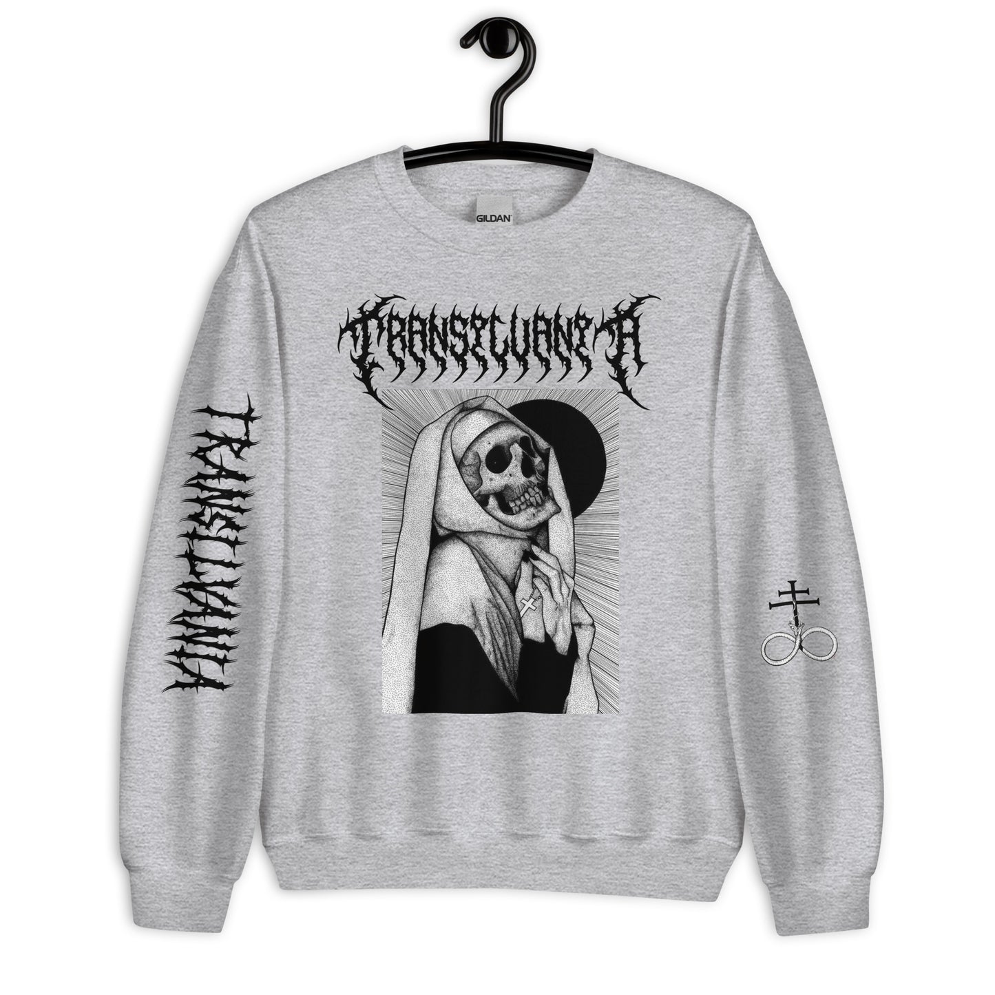 Nun's Wrath White Sweatshirt – Dark Gothic Streetwear