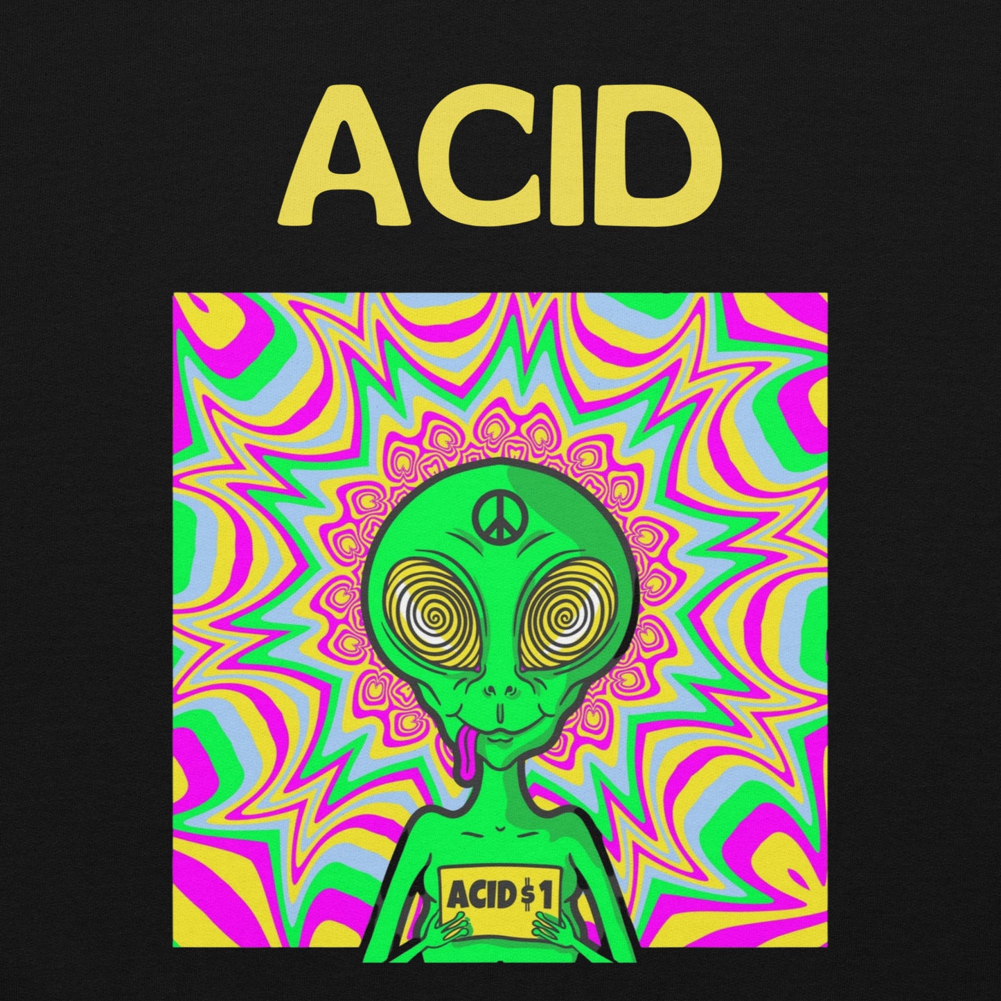 ACID Psychedelic Alien Hoodie – Trippy Streetwear