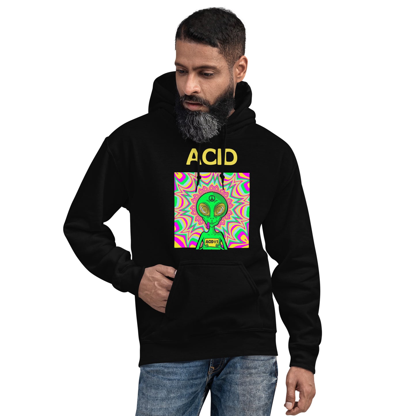 ACID Psychedelic Alien Hoodie – Trippy Streetwear