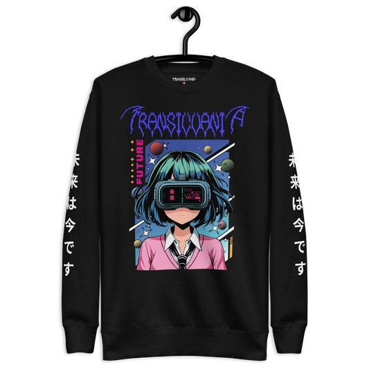 Futuristic Anime Sweatshirt – Limited Edition Cyberpunk Vision