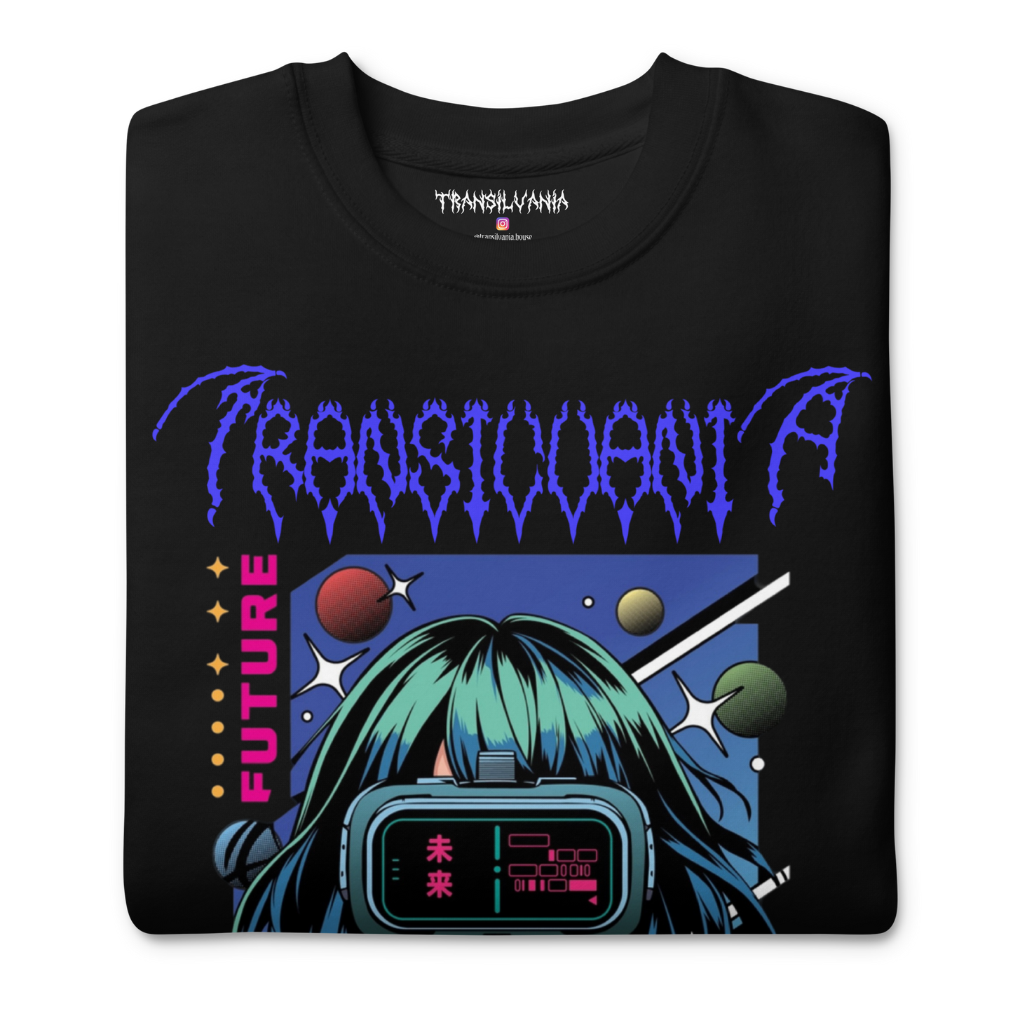 Futuristic Anime Sweatshirt – Limited Edition Cyberpunk Vision