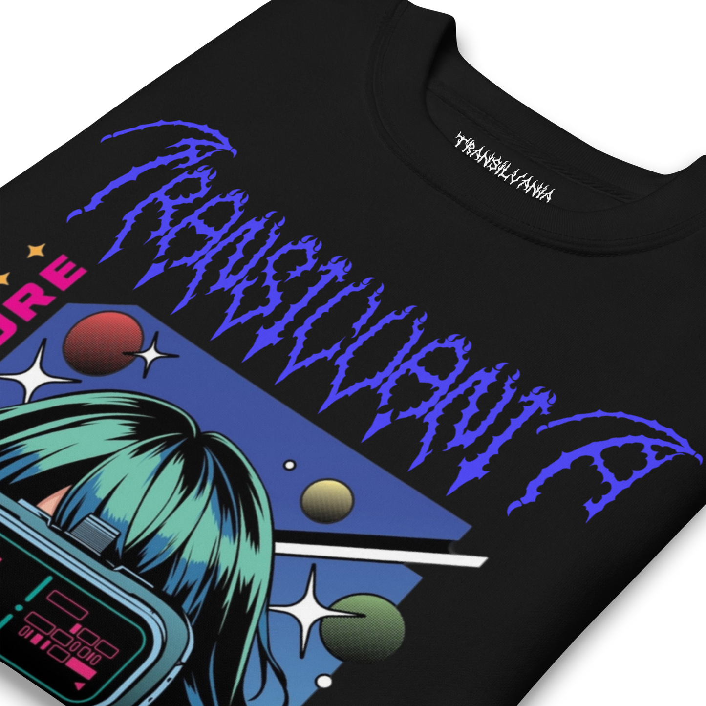 Futuristic Anime Sweatshirt – Limited Edition Cyberpunk Vision